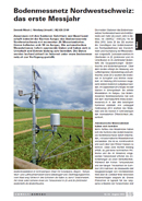 Titelbild Bodenmessnetz Nordwestschweiz: das erste Messjahr. Artikel UMWELT AARGAU, Nr. 65, August 2014